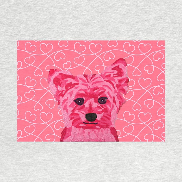 Kate Yorkie by Pinky Heart Wallpaper by AmandaAAnthony